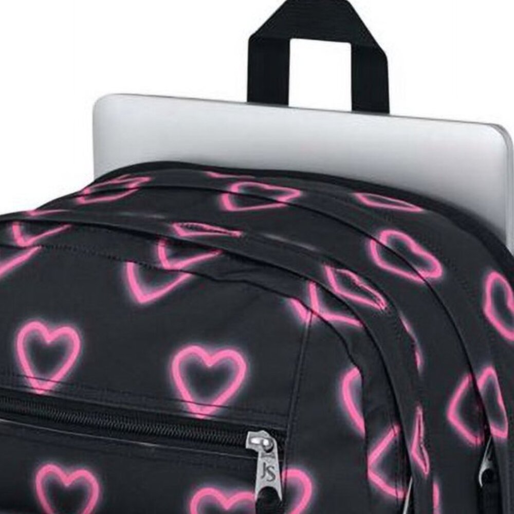Brand New with Tags Jansport Big Student Happy hearts Backpack! - Picture 9 of 11